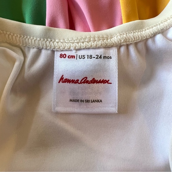 Hanna Andersson NWOT Rainbow One Piece Swimsuit - Picture 3 of 3